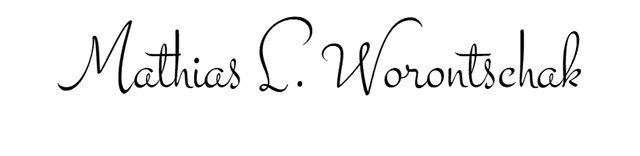 Signature of Mathias Lucas Worontschak